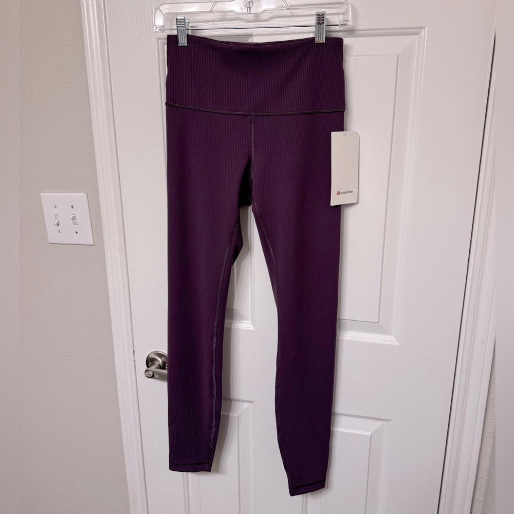 Lululemon Wunder train high-rise ribbed tights